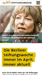 Mobile Screenshot of berlinerstiftungswoche.eu